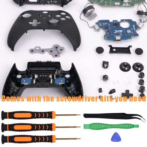 Image of Controller Paddles with D Pad for Elite, Replacement OEM Metal Stainless Steel for Xbox Elite Series 1 2 and Core Controller, Comes with Screwdriver Set