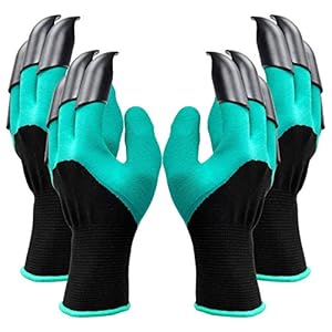 Garden Genie Gloves with Claws Waterproof Gardening Gloves For Digging and Planting, Best Gardening Gifts for Women and…