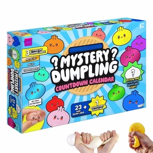 Dumpling Squishy, 2026 Squishy Dumpling Mystery Advent Countdown Calendar, 24