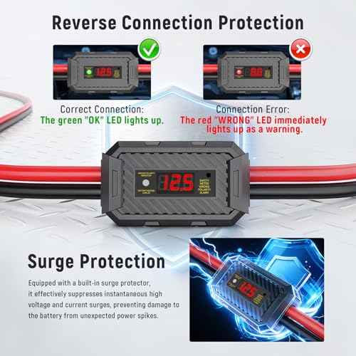 Image of TOPDC 2 Gauge 20 Feet Jumper Cables with Reverse Polarity Protection for Car, SUV and Trucks Battery, Heavy Duty Automotive Booster Cables for Jump Starting Dead or Weak Batteries with Carry Bag