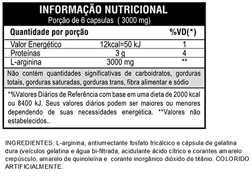 HI - ARGININE 3000-180 CÁPSULAS