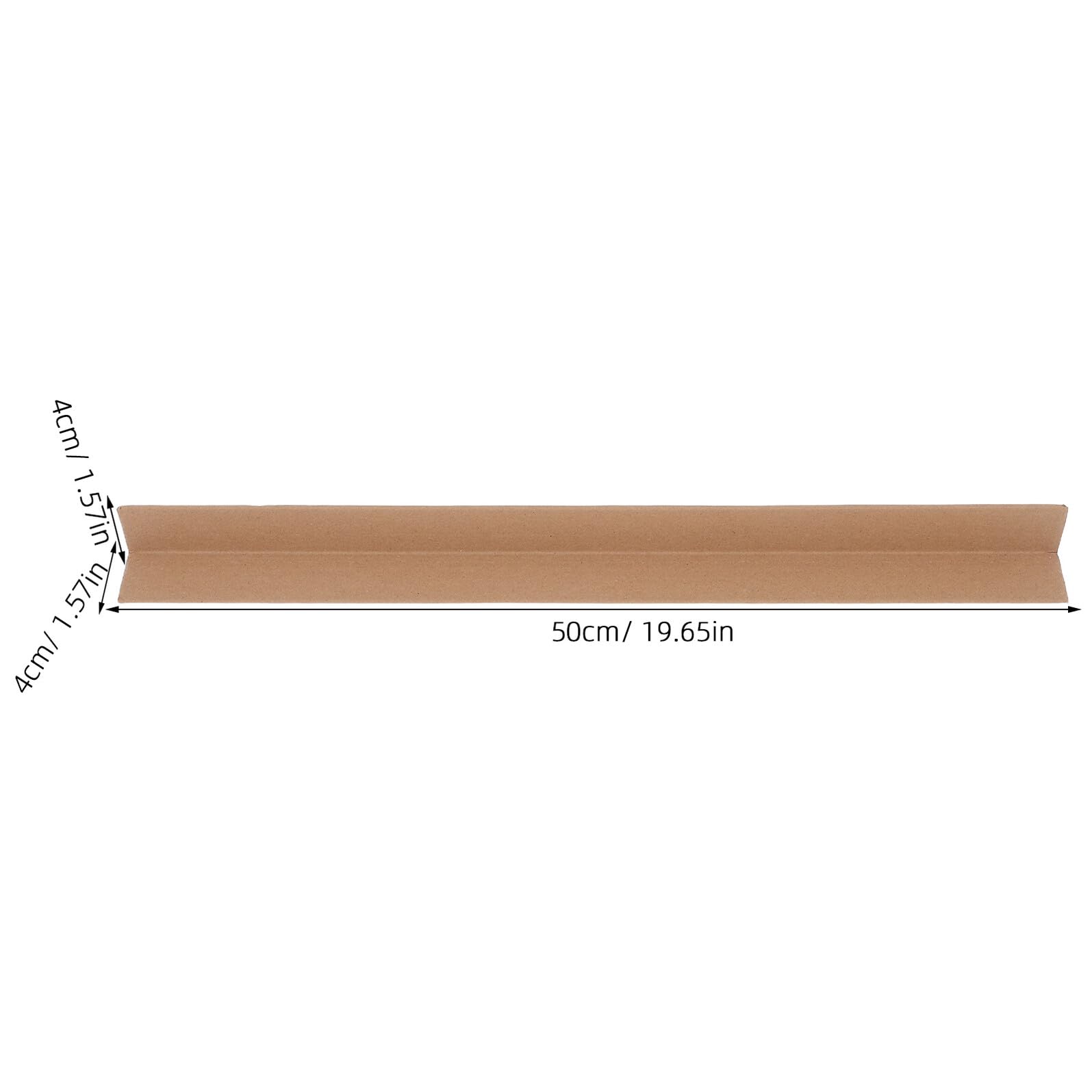 NUOBESTY Protections D'angle en Carton Robustes pour Emballage, 20 Pièces, Papier Résistant, Réutilisables, pour Colis et Cartons D'expédition