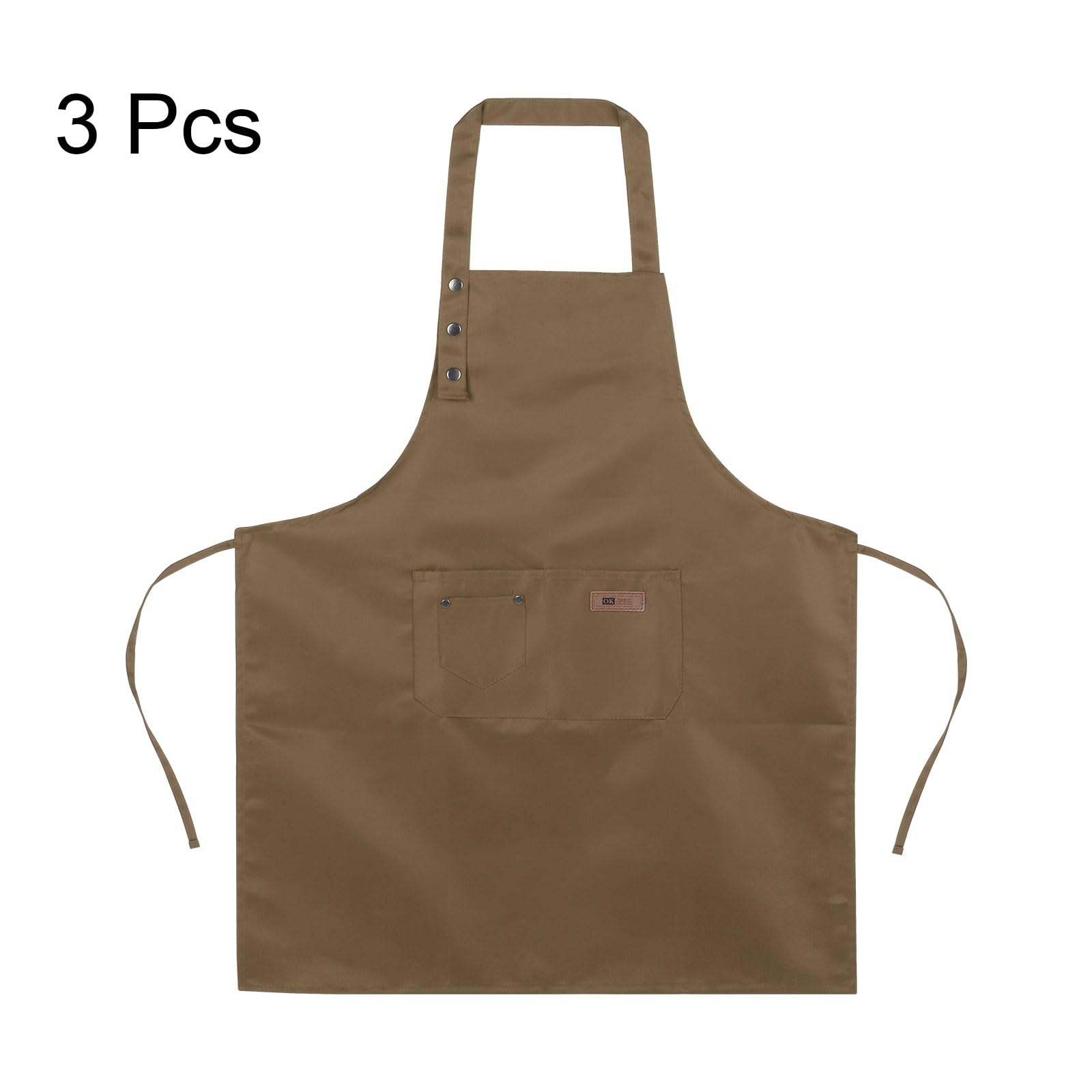 QUARKZMAN Tabliers de cuisine réglables Tablier d'artiste en coton avec poches pour femmes hommes chef cuisine maison restaurant artisanat jardin