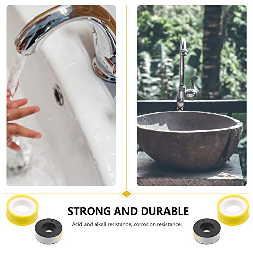 UKCOCO 12Pcs Fitas de Vedação de Rosca Fita Selante para Encanadores Fita Selante para Roscas de Tub