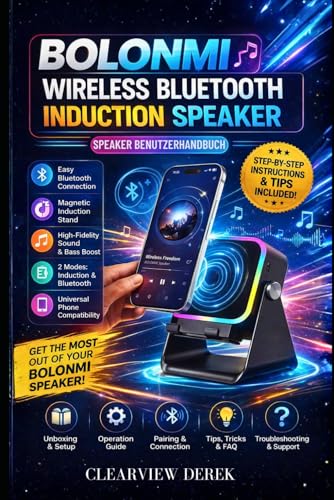 BOLONMI WIRELESS BLUETOOTH INDUCTION SPEAKER BENUTZERHANDBUCH: Schrittweise Einrichtung, einfaches Koppeln, Klangoptimierung, Tipps zur Fehlerbehebung und unkomplizierte tägliche Nutzung