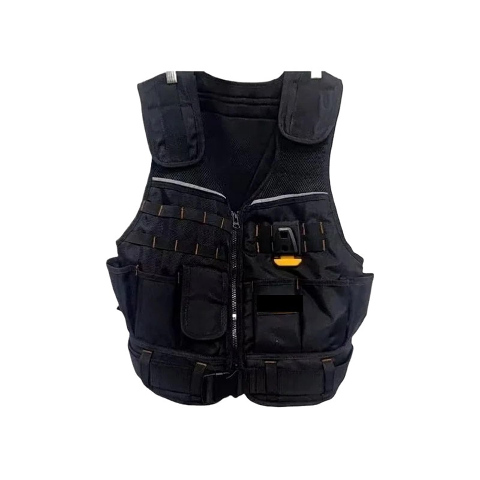 Chaleco de Herramientas Heavy Construction Vest Toolkit Pouch Durable Work Adjustable Buckle Multifunctional