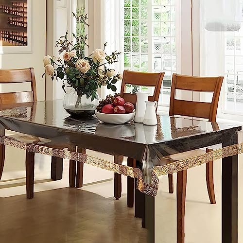 Buy Kuber Industries Dining Table Cover 6 Seater|Transparent Dining ...