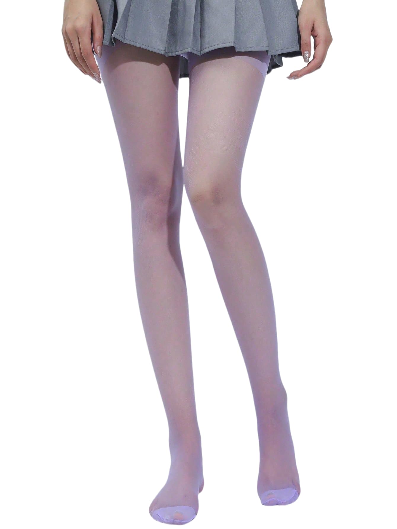 Malustar Bright Colour Sheer 10 Denier Tights (Lavender)