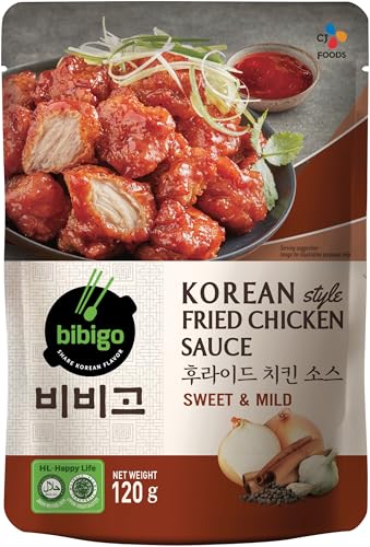 Bibigo Korean Style Fried Chicken Sauce, sweet und mild - 1 x 120 g
