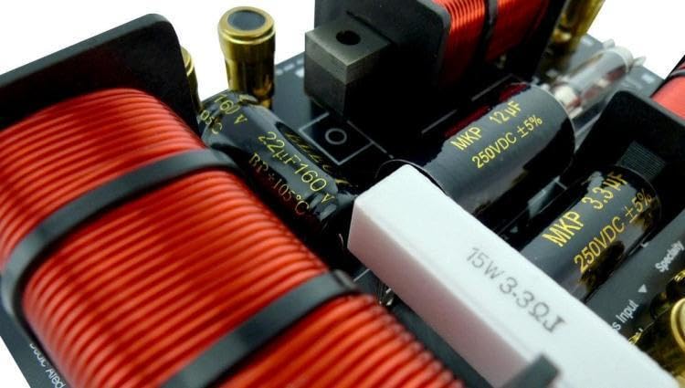 Generic 1x 350W 3 Unit Speaker Frequency Divider 3 Way Audio Crossover Filter -3988C