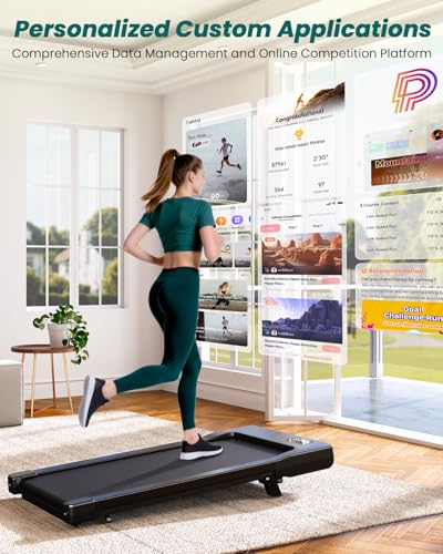 DeerRun Under-Desk Walking Pad with Manual Incline & App Control — view 6