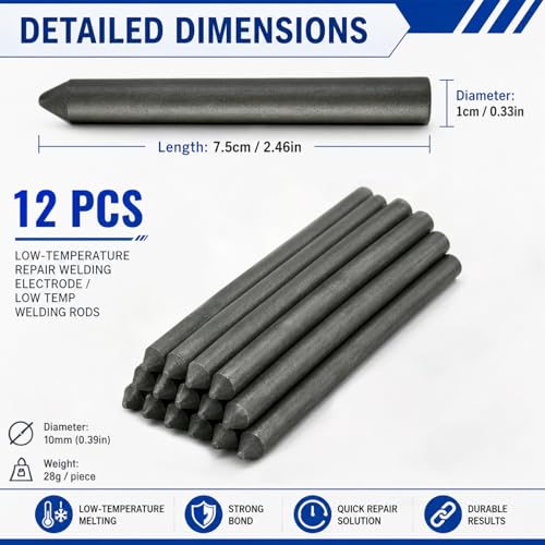 12PCS Low Temp Universal Welding Rods
