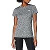 Under-Armour-Womens-Tech-Twist-T-Shirt Under Armour Women's Tech Twist T-Shirt , Black (001)/Metallic Silver , Large