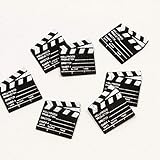 Streudeko – Mini claquetas para cinéfilos, paquete de 25 unidades
