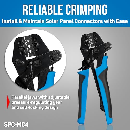Image of Jonard Tools TK-96 Solar Essentials Kit- Rugged Carry Case, Screwdrivers, Solar Panel Crimper, Utility Knife, Wire Stripping Pliers