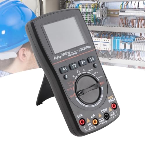 Image of ET828 pro Handheld Digital Oscilloscope Multimeter 1MHz 2.5Msps Portable Multifunction Tester for Electronics Lab