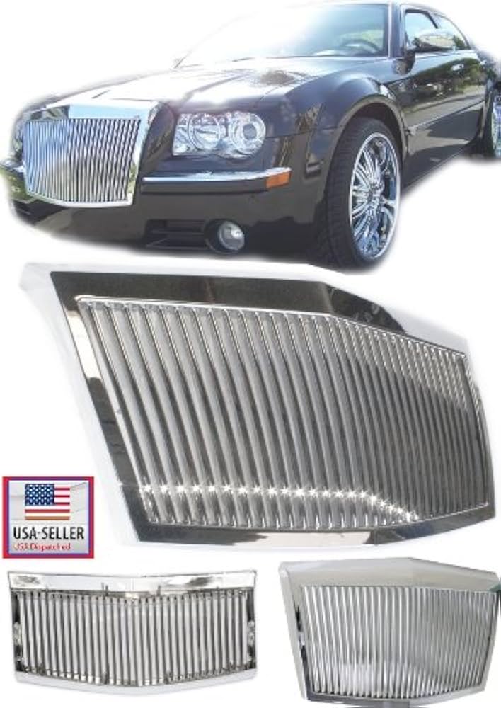 クライスラー 300c フロントグリル ファントムスタイル バーチカル