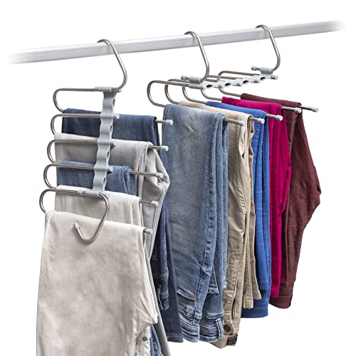 Cintre multiple pour pantalon pour l'optimisation de l'espace dans votre dressing