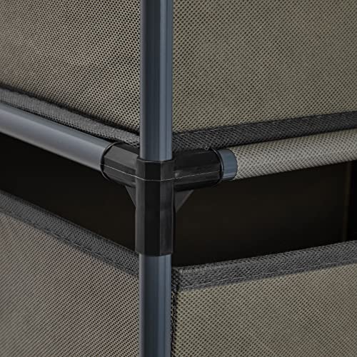 4 Drawer Dresser For Bedroom, Clothes Fabric Storage Tower For Clothing Organization, Linens, Closet (Light Gray 16.5 X 33 In) #TOP5