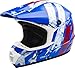 Gmax D3466042 Youth Mx-46Y Patriot Off-Road Helmet Red/White/Blue Yl