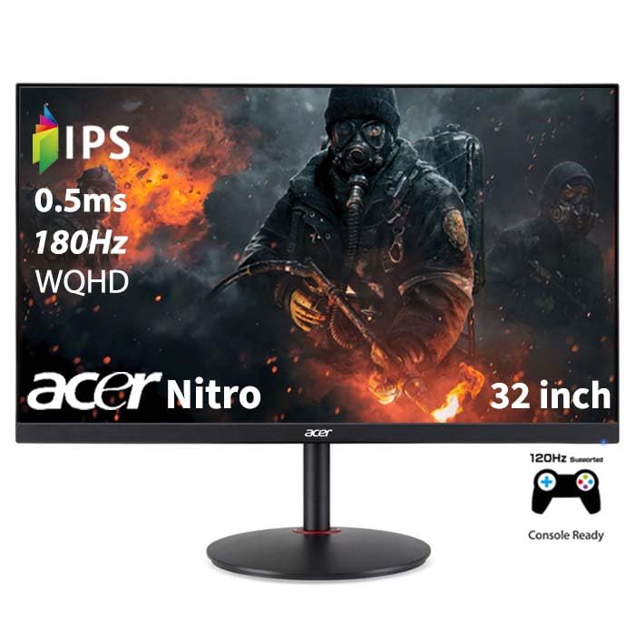 Acer Nitro XV320QU Gaming Monitor 31.5-inch 2k WQHD 2560x1440