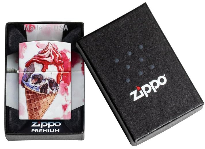 Encendedor Zippo Custom Grabado I Scream Cone miniatura 5