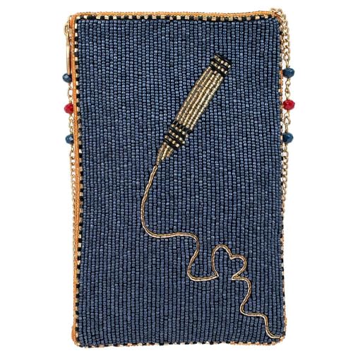 Mary Frances Create Beaded Crayon Box Crossbody Cell Phone Bag Clutch Novelty Purse for Teachers and Artists, Multicolor2