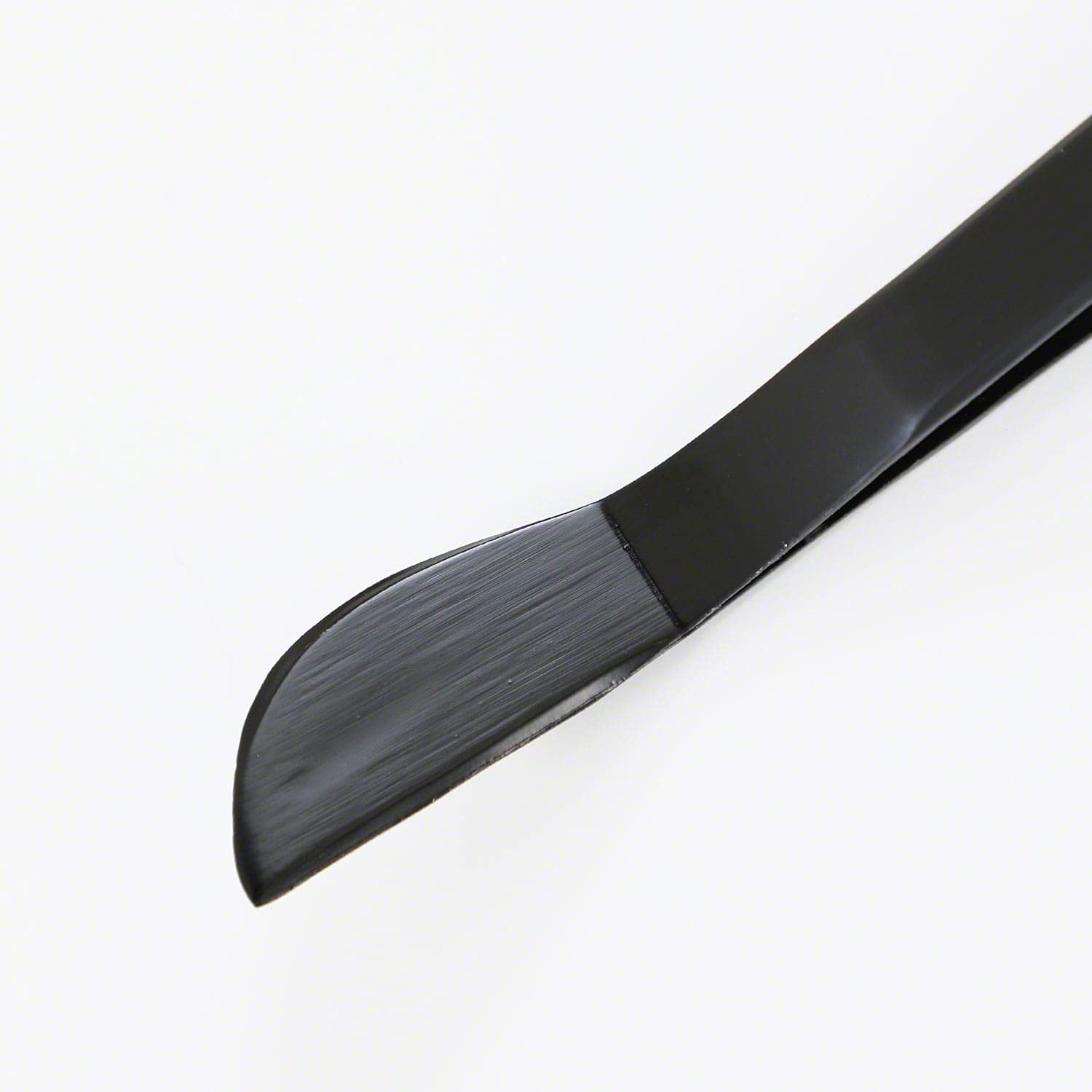 Wazakura Pince Courbée avec Spatule pour Bonsaï 220 mm, FABRIQUÉE AU JAPON, Outil Japonais pour le Soin Quotidien, le Désherbage et l'Élimination des Feuilles, Acier Inoxydable, Revêtement noir
