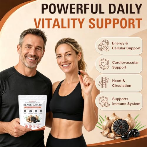 StressXcel Odorless Aged Garlic Extract Softgels