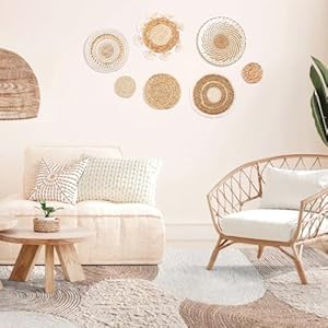 Com4sport7pcsbohowallbasketssetseagrassrattanwickerbasketbohowalldecorroundhandmadehangingwallbasketdecorwallartforlivingroombedroomdisplaytablekitchenhomefarmhouse Urban Country Home Decor Com4sport 7pcs boho wall baskets setseagrass rattan wicker basket boho wall decorround handmade hanging wall basket decor wall art for living room bedroom display table kitchen home farmhouse urban country home decor