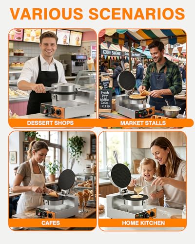 Commercial Waffle Cone Maker Machine