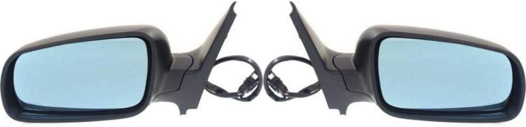 For Volkswagen Jetta 1999-2005 Door Mirror Driver and Passenger Side | Pair | Power | Heated | w/Blue Lens | Replacement For 1J1857507D01C, 1J1857508K01C | VW1320111, VW1321111