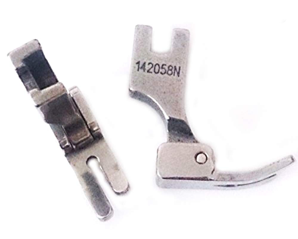 HAND ® 142058N Industrial Sewing Machines Narrower Standard Foot 8mmW for Brother, Singer, Juki and More Ideal for Machinist, Tailor and Students – Set of 2