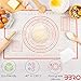 Silicone Baking Mats Cooking Set-2 Baking Pastry Mats Extra Large Silicone Sheets Liners with Measurements for Rolling Dough Non-stick Non-slip Heath Resistant