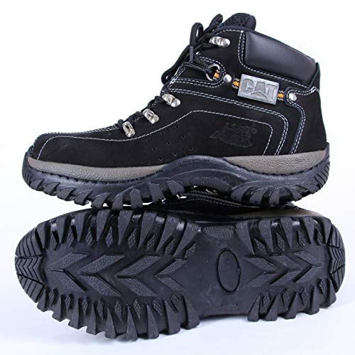 Cat Coturno Bota Tenis Adventure Couro Original + kit (39)