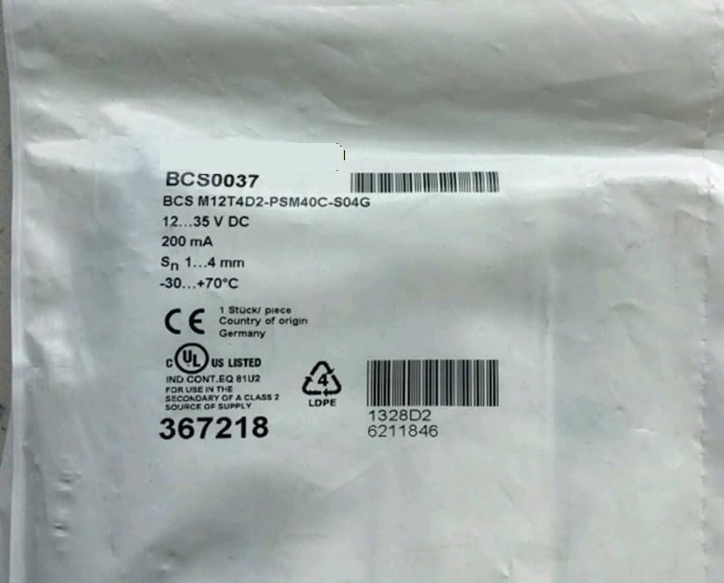 1 pc New for BALLUFF BCS0037 BCS M12T4D2-PSM40C-S04G Sensor