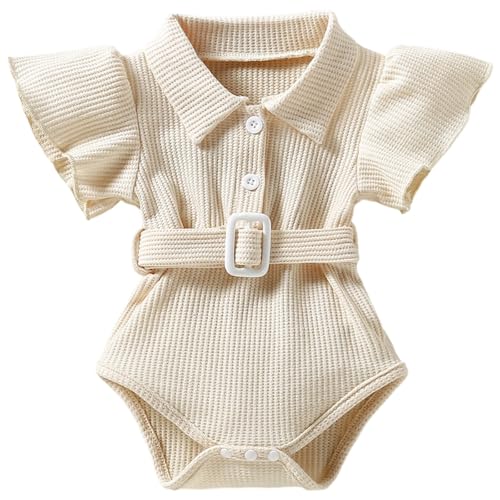 Primera Puesta Bebe Invierno - Monos De Verano Para Bebés, Transpirables, De Punto, Con Solapa Y Abertura Frontal, Con Cinturón, Ropa Informal Para Bebés Y Niños Pequeños