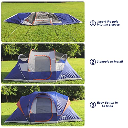 CAMPROS CP Camping Tent 10 Person Family Cabin Tent の商品画像 8