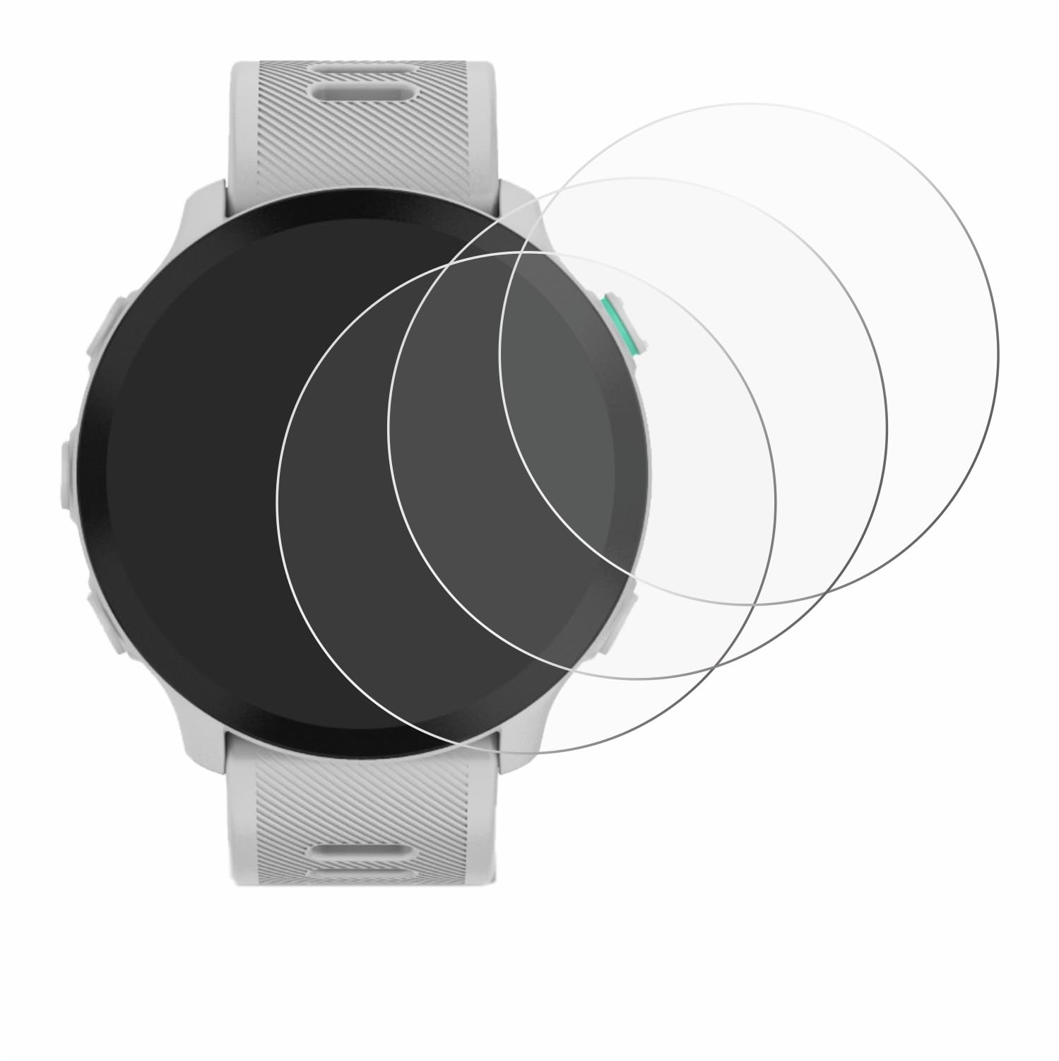 Pellicola Protettiva per Garmin Forerunner 55, 6 Pezzi, Protezione Schermo Trasparente