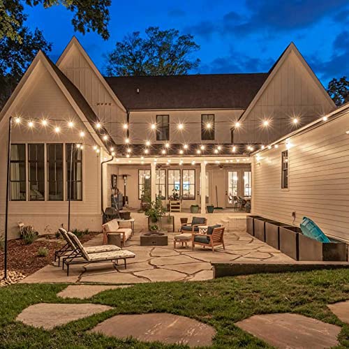 Visterlite 30 Pack S14 Led Edison Light Bulbs, Shatterproof Led Replacement Bulbs For String Lights, Patio Low Wattage Led Filament Clear Bulb, E26 Medium Base, Warm White 2200K, Non-Dimmable #TOP4