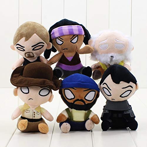 Ksydhwd Peluches 5 Pulgadas 6 Unids/Set Nueva Película Walking Dead Juguetes De Peluche Figuras...