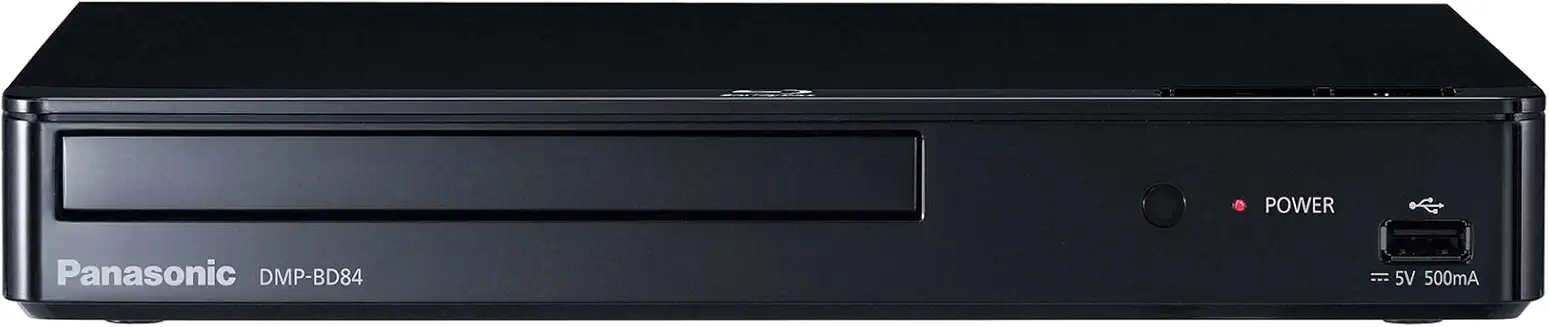 Panasonic DMP-BD84P-K Blu-ray DVD Player – Full HD 1080p Playback with Dolby Digital Sound