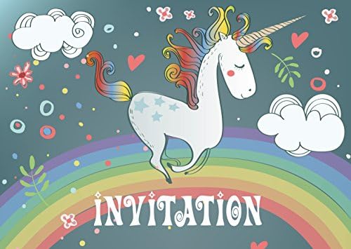 Edition Colibri Fr 10 Invitations En Francais Licorne Sur L Arc En Ciel Lot De 10 Cartes D Invitation Tendres Et Illustrees Avec Chevaux Pour Un Anniversaire De Fille Amazon Fr Cuisine Et Maison