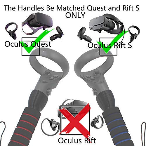 image for M AMVR AMVR Dual Handles Gamepad Just for Oculus Quest 1 or Rift S Con