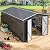VIWAT 10x14 FT Outdoor Storage Shed, Large Garden Shed with Updated Frame Structure and Lockable Doors, Metal Tool Sheds for Backyard Garden Patio Lawn, Black