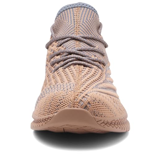 Image of Men's Walking Running Shoes Lightweight Breathable Sneakers | Easy slip-on design with knitted mesh upper. Lightweight non-slip tennis sneakers for gym, daily walking and work