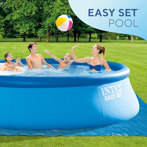 Intex 26167EH 28167Eh Easy Set Inflatable Swimming Pool Set: 15Ft X 48In – Includes 1000 Gph Cartridge Filter Pump – Removable Ladder – Pool Cover – Ground Cloth thumb #3