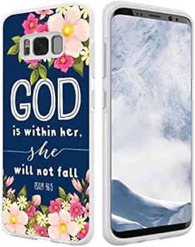 Hungo Soft Tpu Silicone Protective Cover Replacement Compatible Case For  Samsung Galaxy S8 Plus Christian Quotes Take Me Deeper Than My Feet Could  Ever Wander Bible Verses S8Photer (50): Buy Online At
