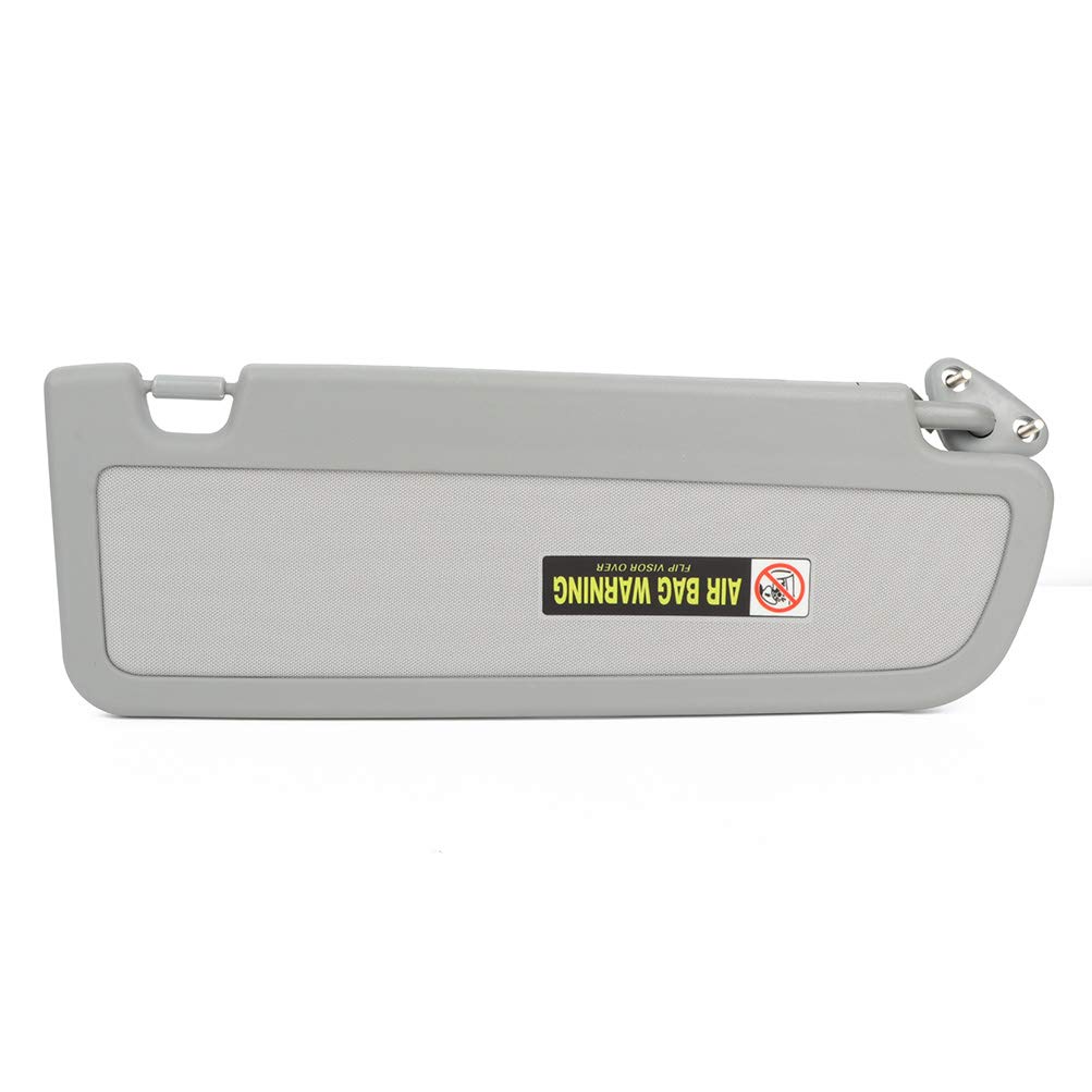 STAYTOP Sun Visors fit for 2006 2007 2008 2009 2010 2011 for Honda Civic Left Driver Side Automobile Sun Visor for Car Without Sunroof (Gray)