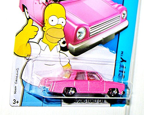 Hot Wheels 2015 HW City The Simpsons Family Car miniatura 4
